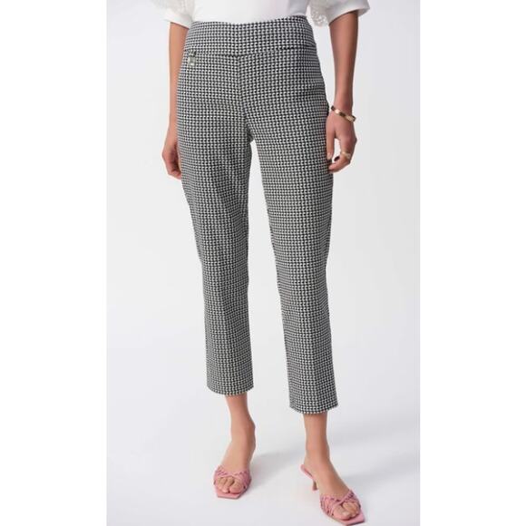 NWT Joseph Ribkoff‎ Tab Pant Slim Ankle-length Trousers Style 251220 Size 10
